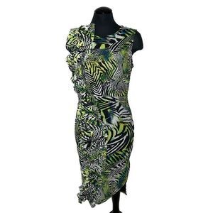 CQ By CQ Tiger Stripe Mesh Mini Dress - Women’s S